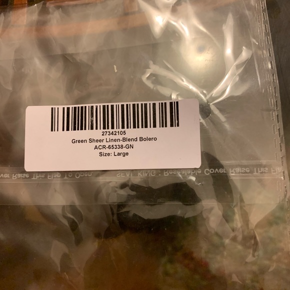 Pretty Angel Silk Ruffle Shrug - Picture 9 of 11